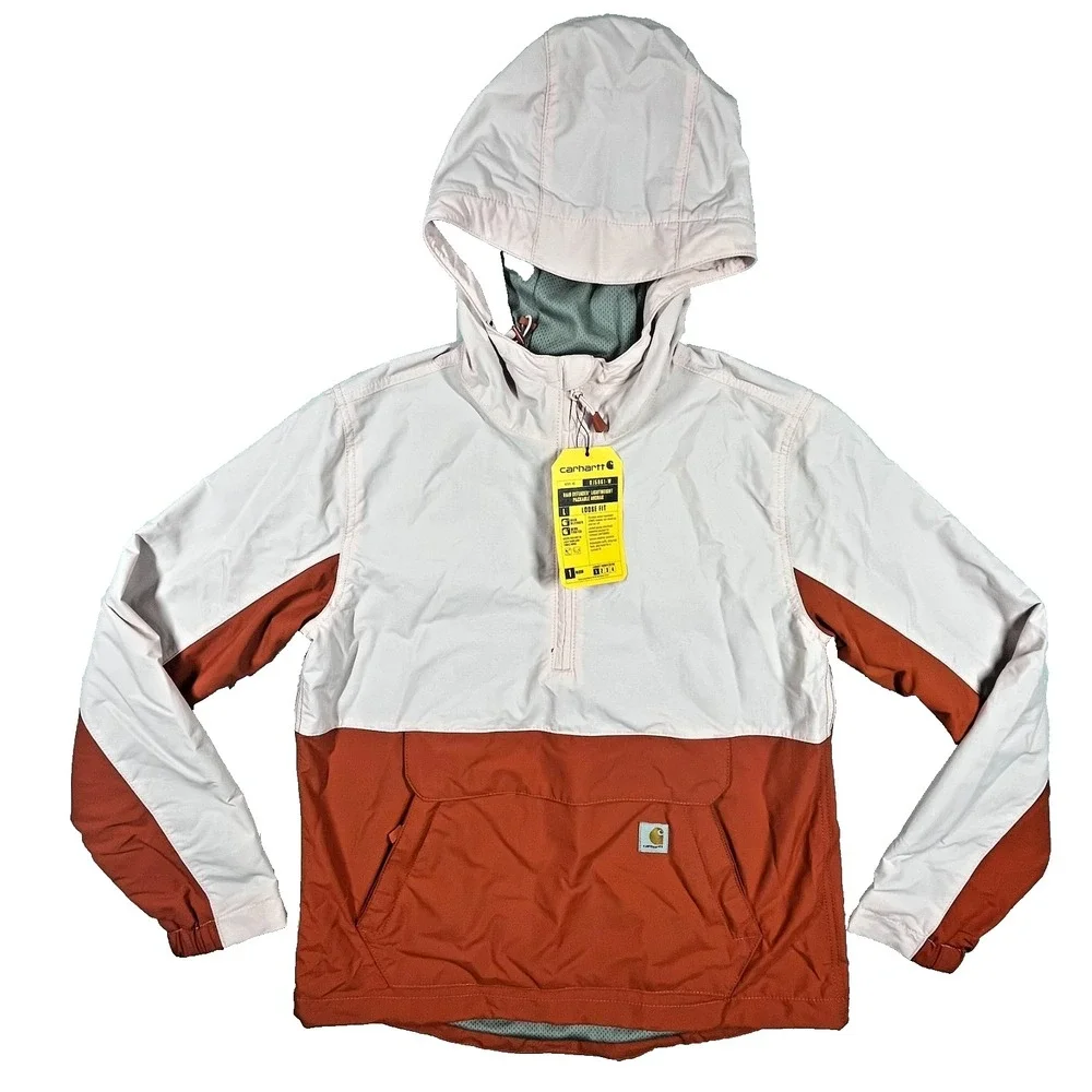 Carhartt Rain Defender‎ Loose Fit Lightweight Packable Anorak Jacket Women's XS
